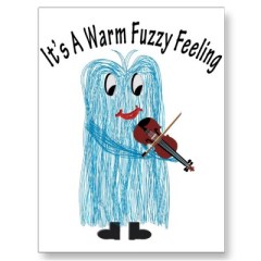 play_the_violin_get_a_warm_fuzzy_feeling_postcard-p239426196163960928baanr_400